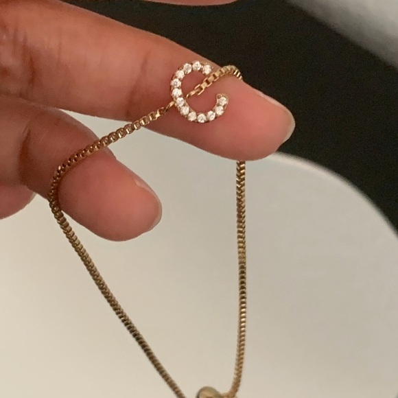 Letter C Express Bracelet with Sliding Adjustable Clasp - Picture 4 of 4